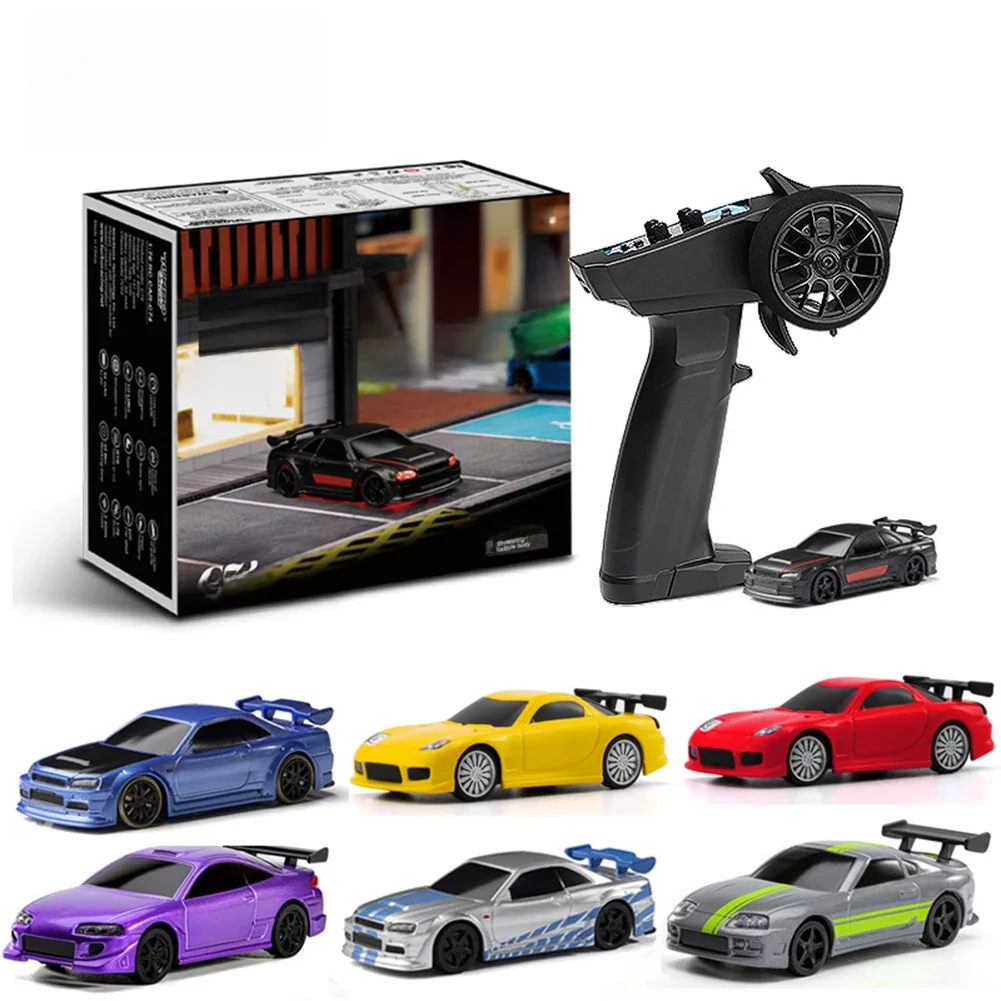 Turbo Racing 1:76 C64 C73 C72 C74 Drift Afstandsbediening Auto Met Gyro Radio Volledige Proportionele RC Speelgoed RTR Kit Kinderen Geschenken - afbeelding 2