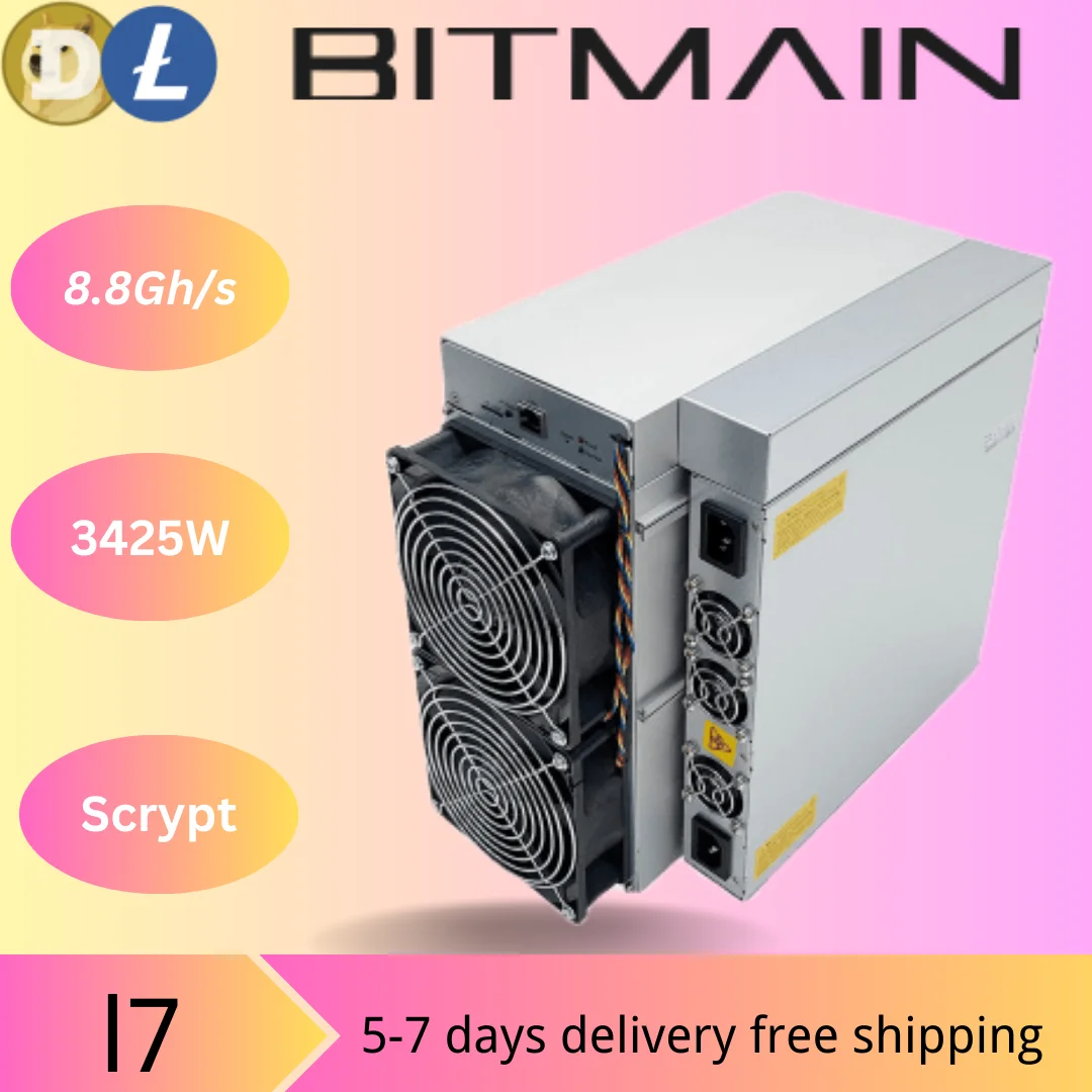 L7 antminer รุ่น (8.8Gh) จากอัลกอริทึม Scrypt การขุด bitmain ที่มีอัตราการแฮชสูงสุด8.8gh/S สำหรับการใช้พลังงาน342