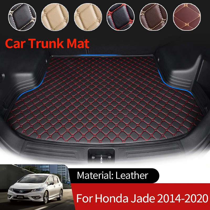 Full Surround Boot Liner Cargo Rear Trunk Mats Luggage FLoor Tray Waterproof Carpet Accessories for Honda Jade FR4 5 2014~2020