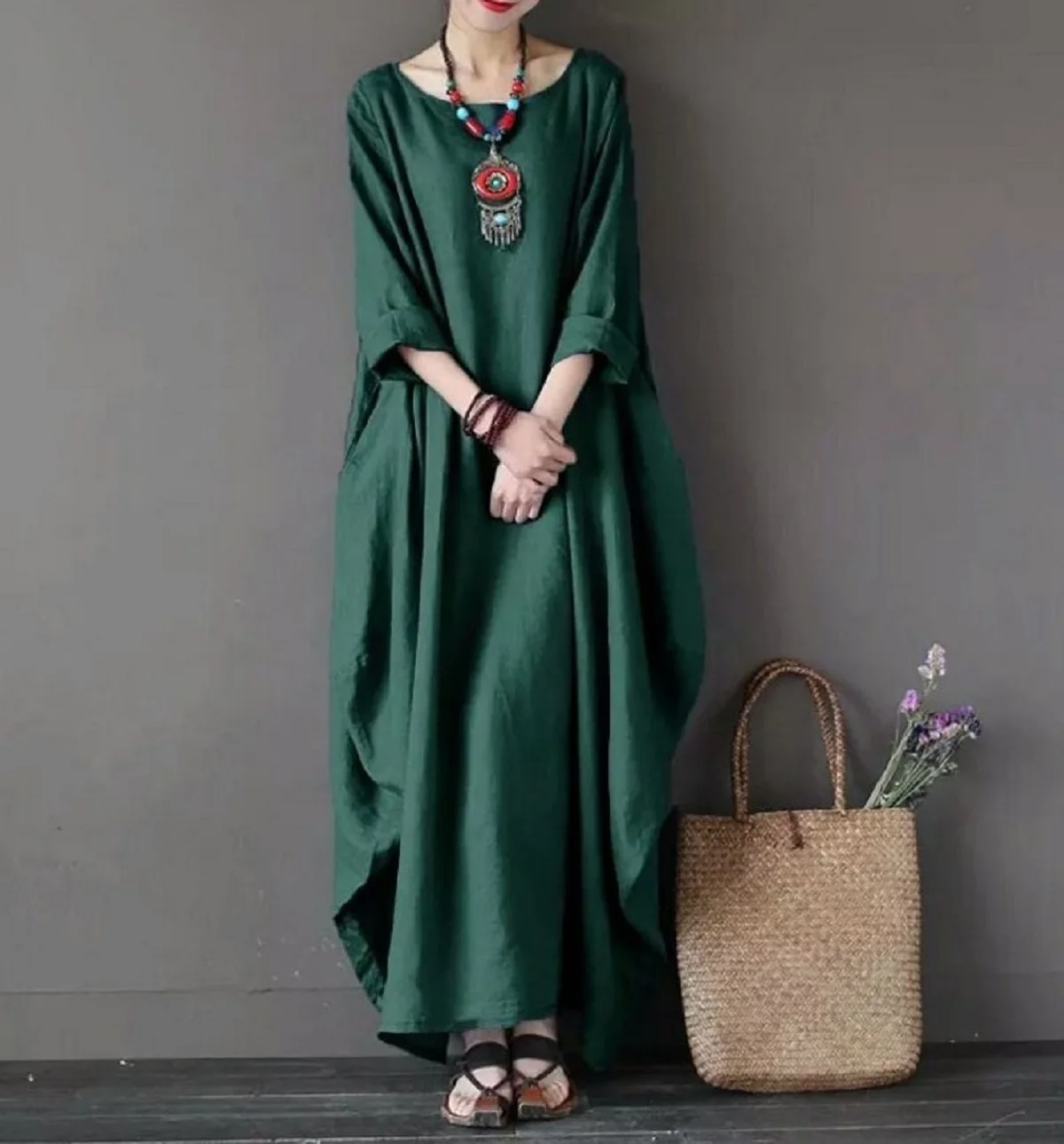 Maternity Clothes Premama Solid Long Dress Skirt Spring Autumn Casual Women Long Sleeve Beach Dresses Vestido Pregnancy Clothing