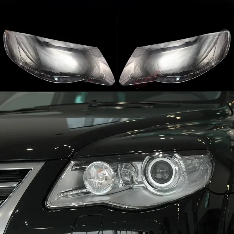 Auto Car dla Volkswagen Touareg 2007-2010 przedni reflektor szklany reflektor przezroczysty klosz lampy Shell osłona obiektywu — zdjęcie 2