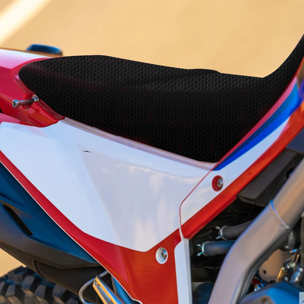 For HONDA CRF300 LRally CRF 300LRally 2021 Motorcycle Seat Protect Cushion Seat Cover Nylon Fabric Saddle Cooling Honeycomb Mat