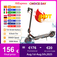 AOVOPRO ES80 Electric Scooter 350W Motor 10.5AH Battery 31KM/H Max Speed 35KM Super Range 8.5Inch Folding Adults APP Scooter