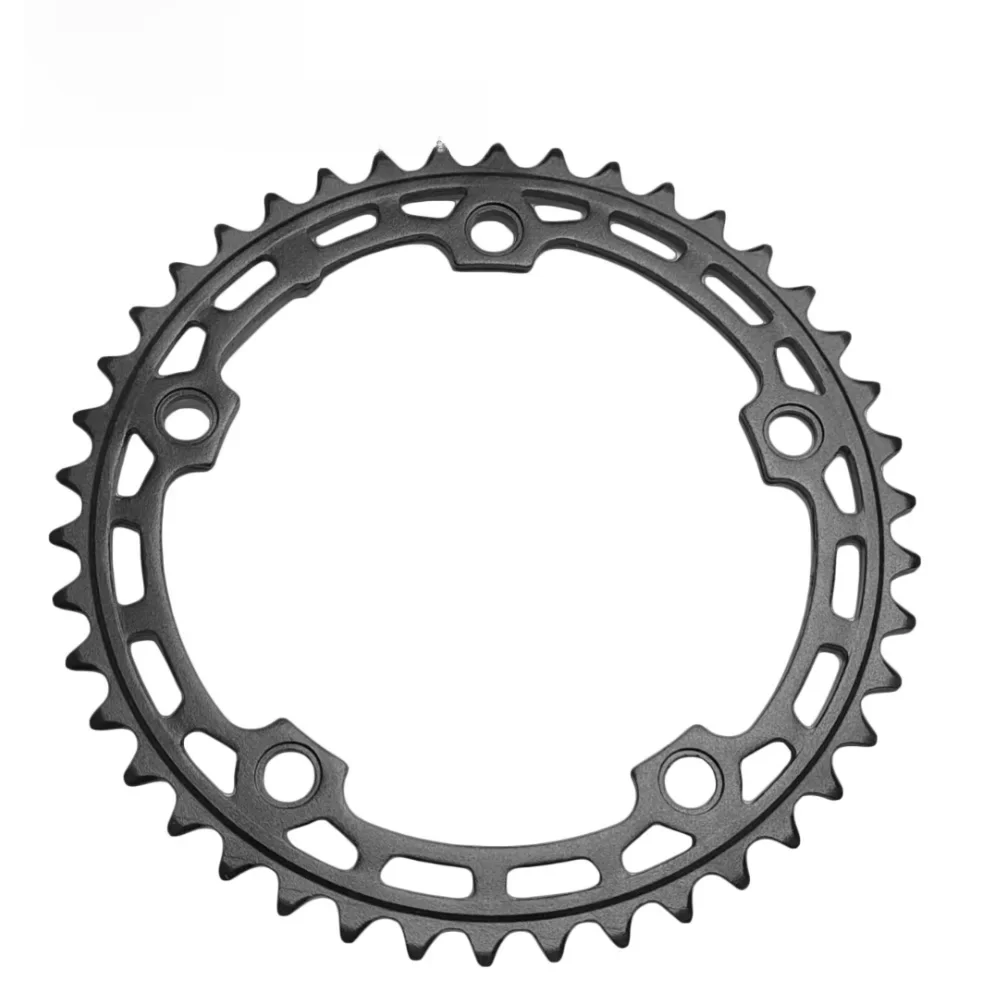 AliExpress GANOPPER 130BCD Folding Bike Chainring Single speed Bike Chainwheel Bike Crown 5 Bolts Front Star 42T/44T Fixed Gear Bicycle Chain Wheel