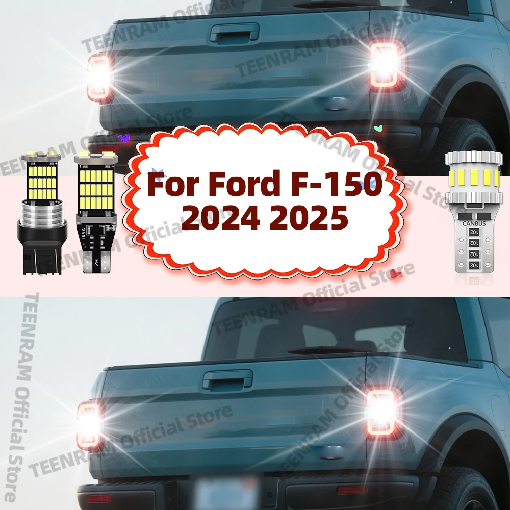 

Для Ford F-150 2024 2025-светодиодные лампы 6000K яркий белый грузовой фонарь 12 В освещение номерного знака