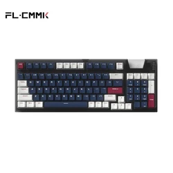 FL·ESPORTS GUANGMO X5 Pro Gaming Mechanical Keyboard Optical Switch Hot Swappable 95-Key RGB Wired Keyboard for Gamer PC Laptop