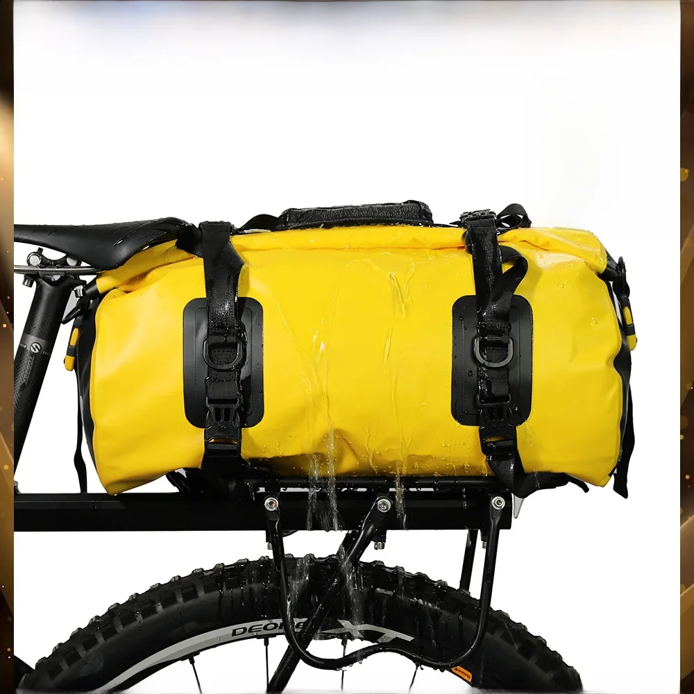 AliExpress Rhinowalk 20L Bike Pannier Bag Waterproof MTB Bike Trunk Bag Rear Travel Luggage Carrier Portable