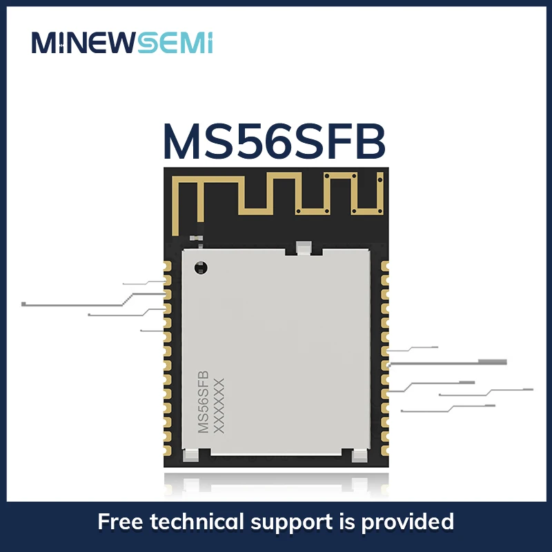 

UART Wireless PA Long Range Bluetooth Audio Ble Module INPLAY IN610 Chip Master and Slave Transmitter Ble 5.0 Module