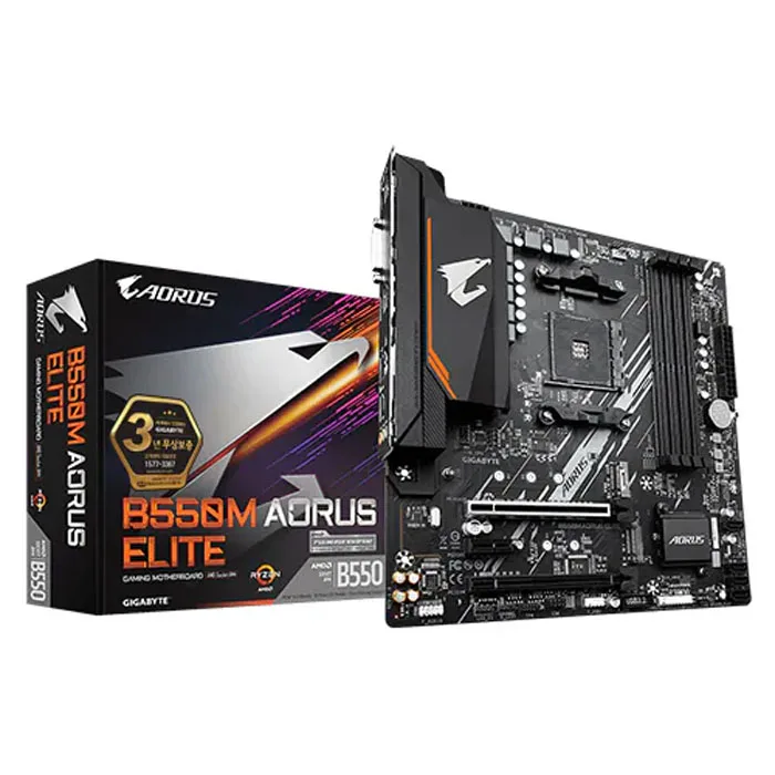 Gigabyte B550M Aorus Elite Box Genuine