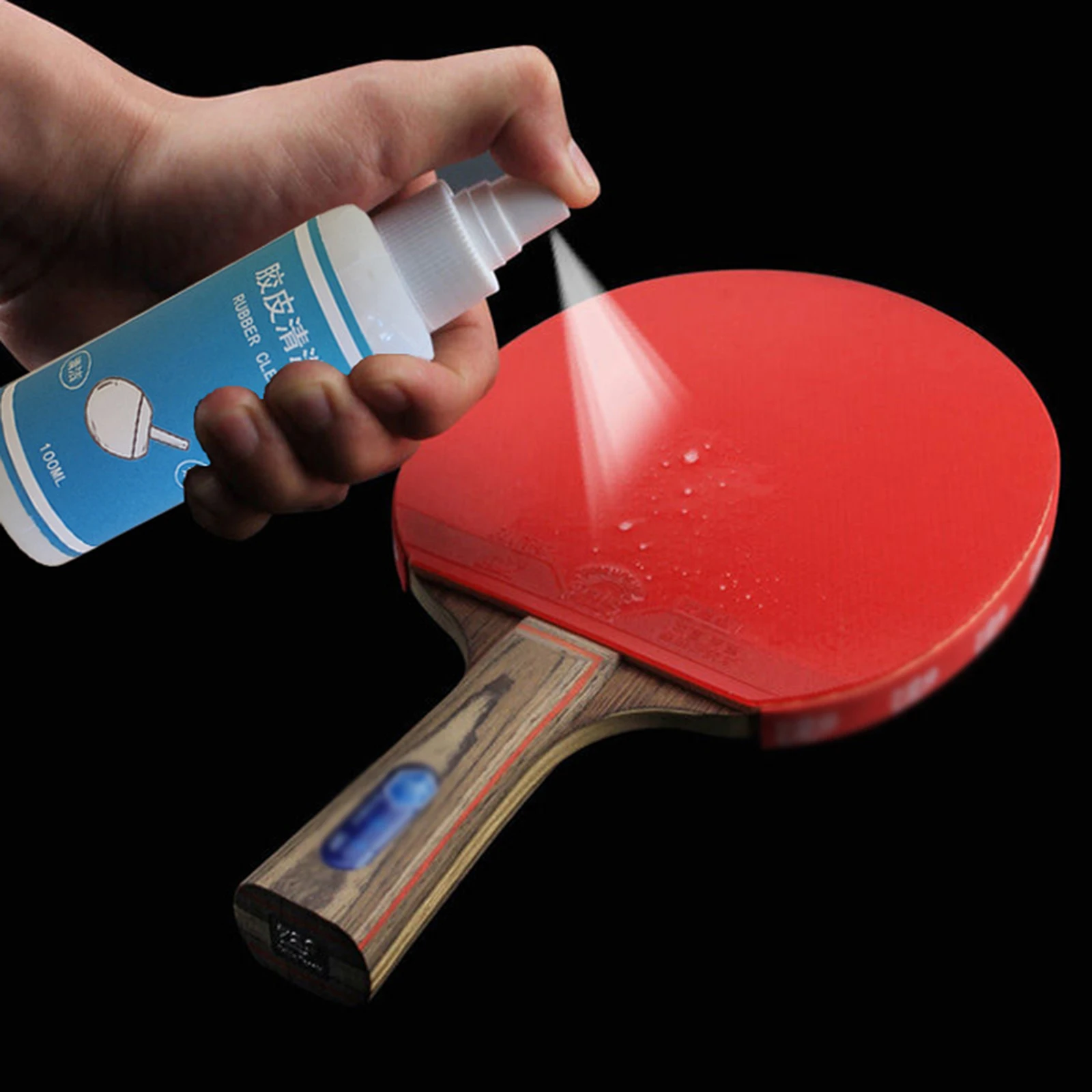 Professional Table Tennis Racket Rubber Cleaner Cleaning Agent for Ping Pong Paddle Maintenance Extends Rubber Lifespan Safe