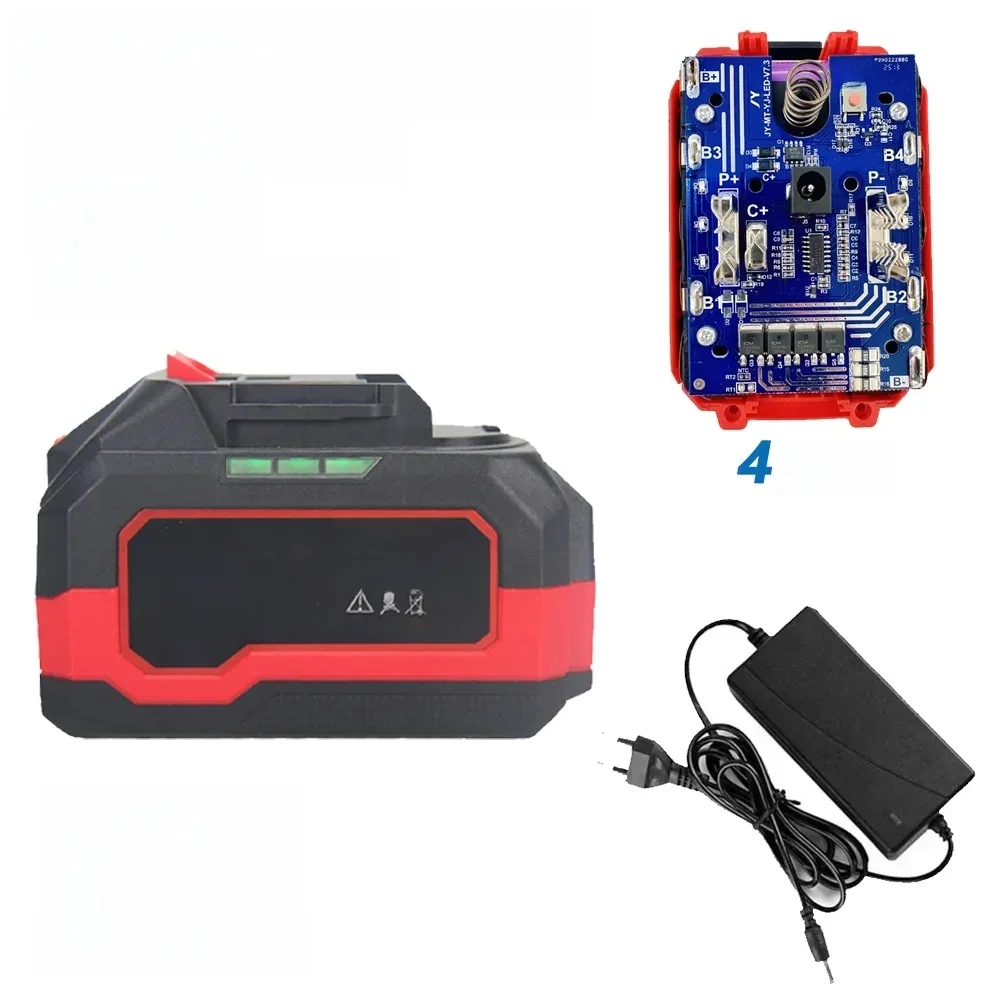 Nowa bateria litowo-jonowa 998VF 18V 20V 21V 30000mAh o dużej pojemności z wskaźnikiem poziomu naładowania do elektronarzędzi Makita 18V — 2