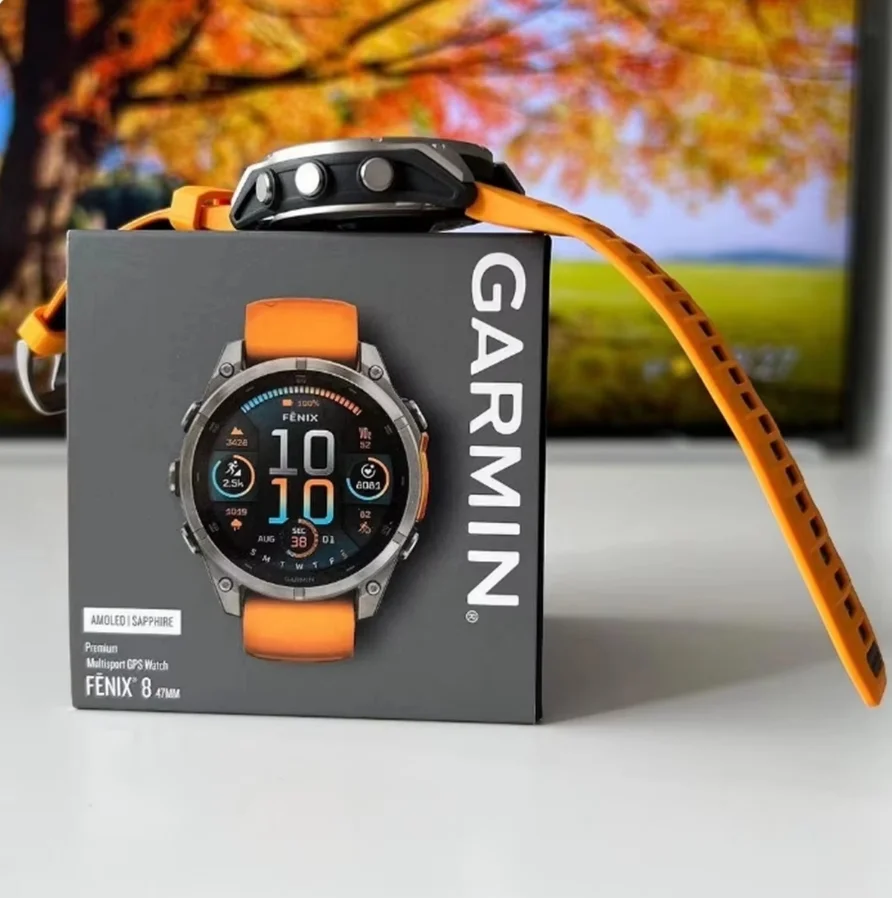 AA- SUPER DISCOUNT 50% NEW WITH WARRANTY CARD Garmins-Fenix 8 Sapphire Smartwatch GPS Athlete Watch - 51 mm AMOLED WITH WARRANTY