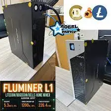 DCE Fluminer L1 Pro 6Gh/s 1400W LTC/DOGE مدخل تعدين 110 ~ 240V تعدين لا نهاية له