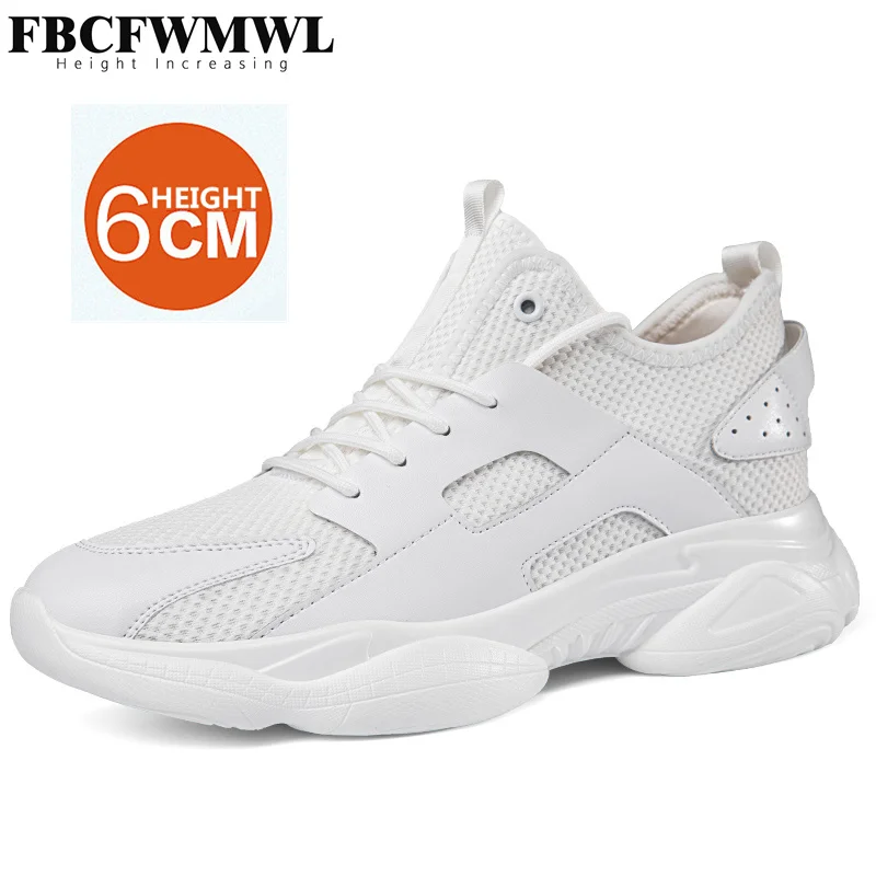 

2022 Autumn New Men Casual Shoes Fashion Men's Chunky Sneakers Height Increase Shoes Soft Thick Sole Hard-Wearing Male Footwear