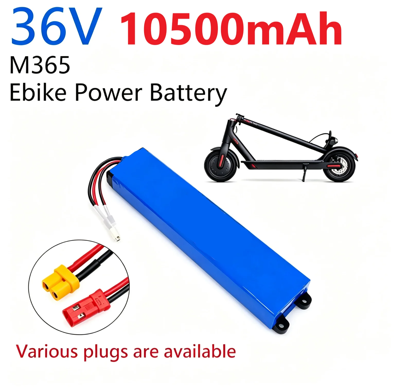 Batteria al litio da 36 V, 10S3P, 10500 mAh, per monopattino elettrico, con celle 18650, compatibile con Xiaomi Mijia M365, monopattino da 36 V.