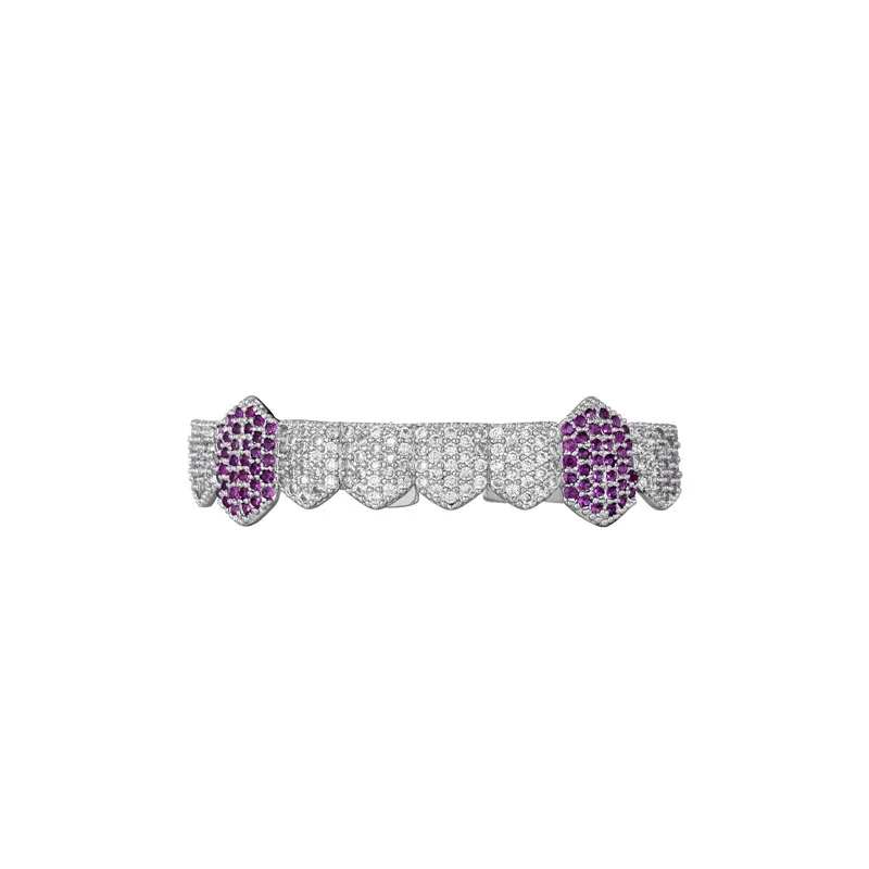 Ensemble de bonnets à breloques pour hommes et femmes, bijoux de style Hip Hop, colorés, en Zircon cubique, Micro pavé, haut et bas
