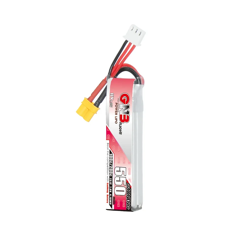 GNB 2S 7,6 V 550 mAh 100C/200C HV Lipo Batterie Für Happymodel FPV Racing Cine Whoop BetaFPV RC Drone Mit XT30U-F Stecker