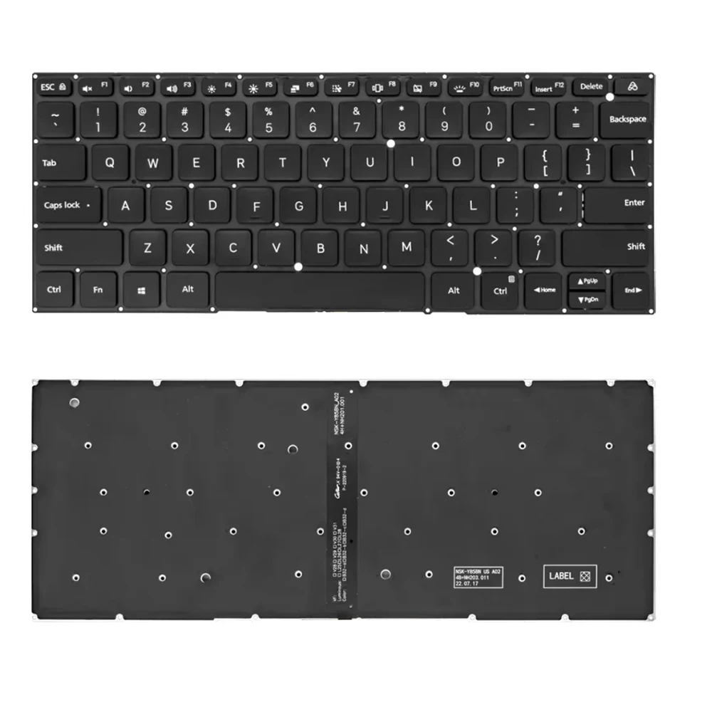 English US Laptop Keyboard For Xiaomi For RedmiBook Pro 14 XMA2006 Series XMA2006-RJ/AB/AJ/BB/BJ/CJ/DJ/FJ Black With Backlit New