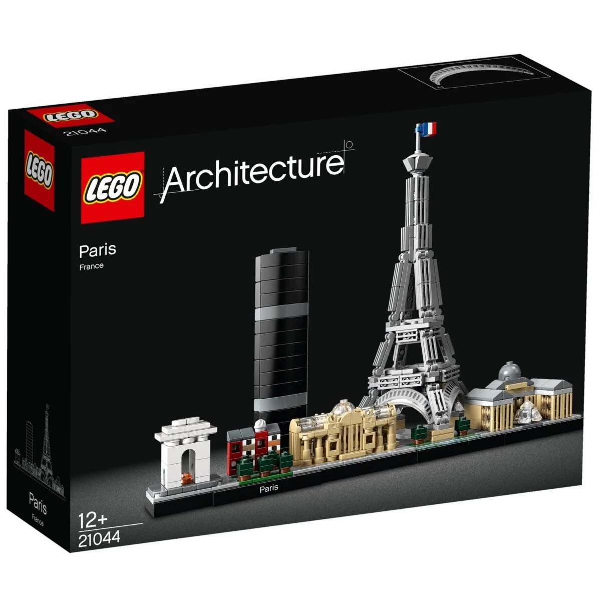 Lego Architecture - París, 21044, toys, boys, girls, blocks, pieces, original, shop, official license, new, bricks, gift, man, woman, adult