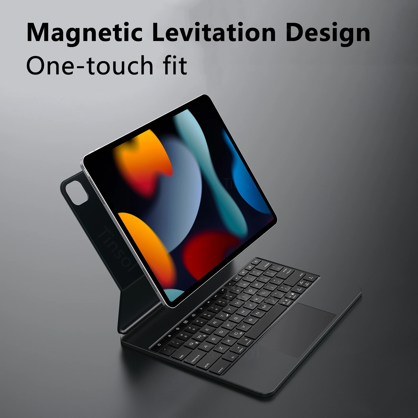 Magie Tastatur Für iPad Pro 11 12,9 2021 2020 2018 Air 4 5 10,9 Tastatur Fall Mit Trackpad 360 ° drehen Falten Backlit Smart Abdeckung