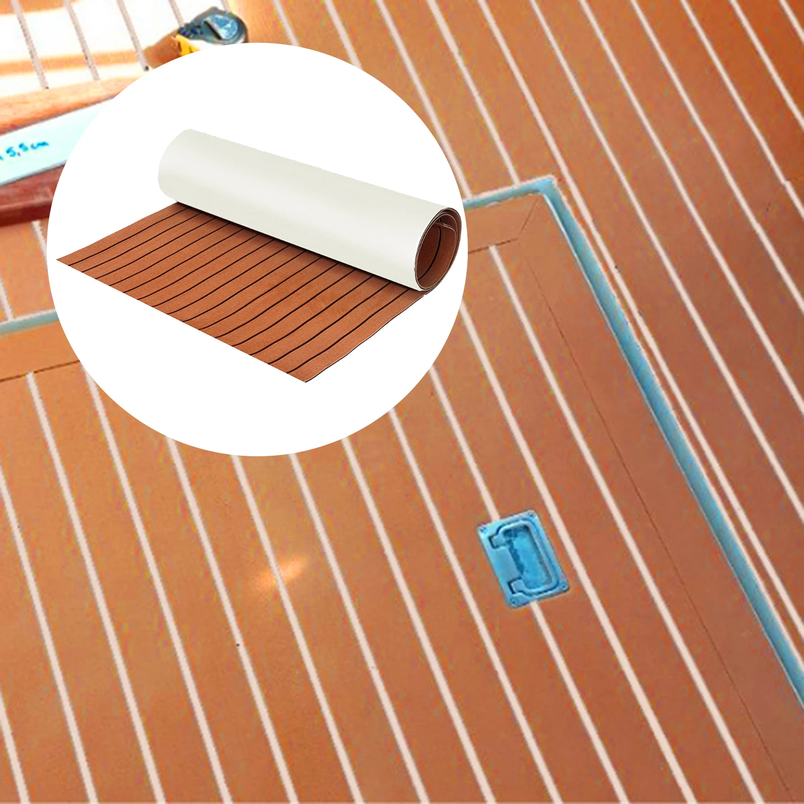 

240x60 см лист для пола лодки, пена EVA, лист из тикового дерева, коврик для палубы, нескользящий коврик для яхты, морской коврик, самоклеящийся лист, аксессуары для лодок