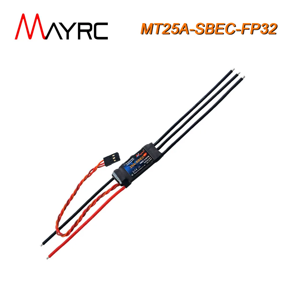 1/2PCS MAYRC 25A 5.5V 4A SBEC 32bit Micro-processor Firmware Brushless ESC for RC Airplane Aircraft Quadcopter Drone Helicopter