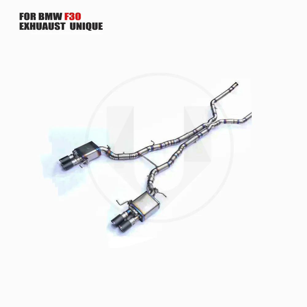 UNIQUE Titanium Exhaust System Performance Catback For BMW F30 Muffler For Cars Modifity Variable Valve Pipe