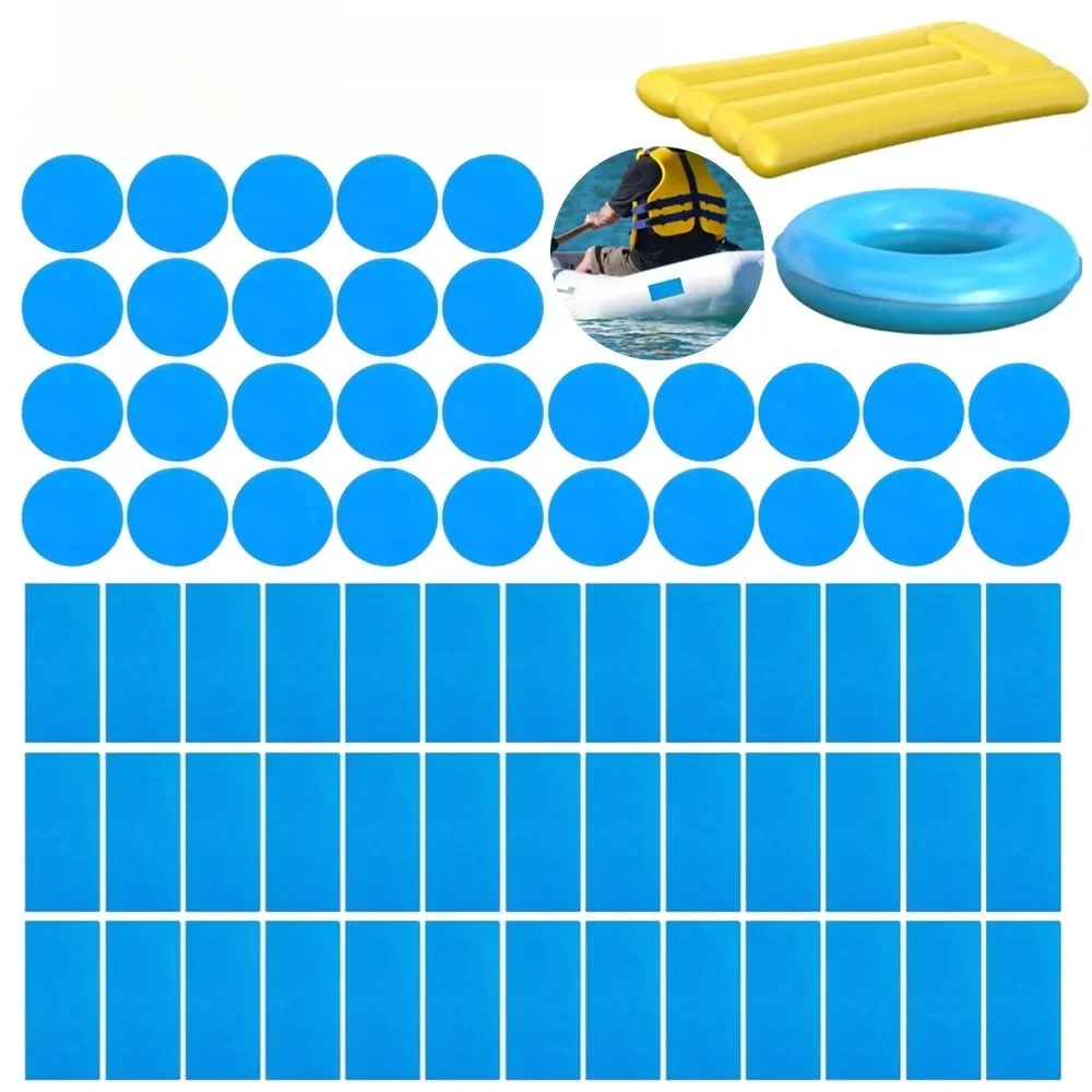 Patch de Réparation de Piscine en PVC, Joint Multifonctionnel, Kit d'Accessoires pour Anneau de Bain, Bateau Gonflable, 10 à 50 Pièces
