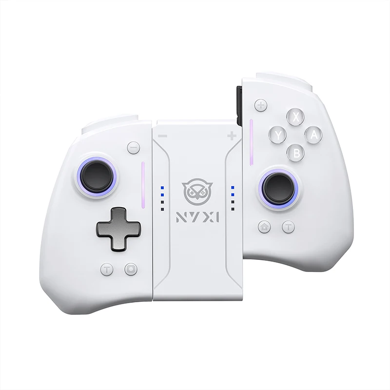 Manette de jeu sans fil NYXI Hyperion Pro pour Nintendo Switch Lite OLED Blanc