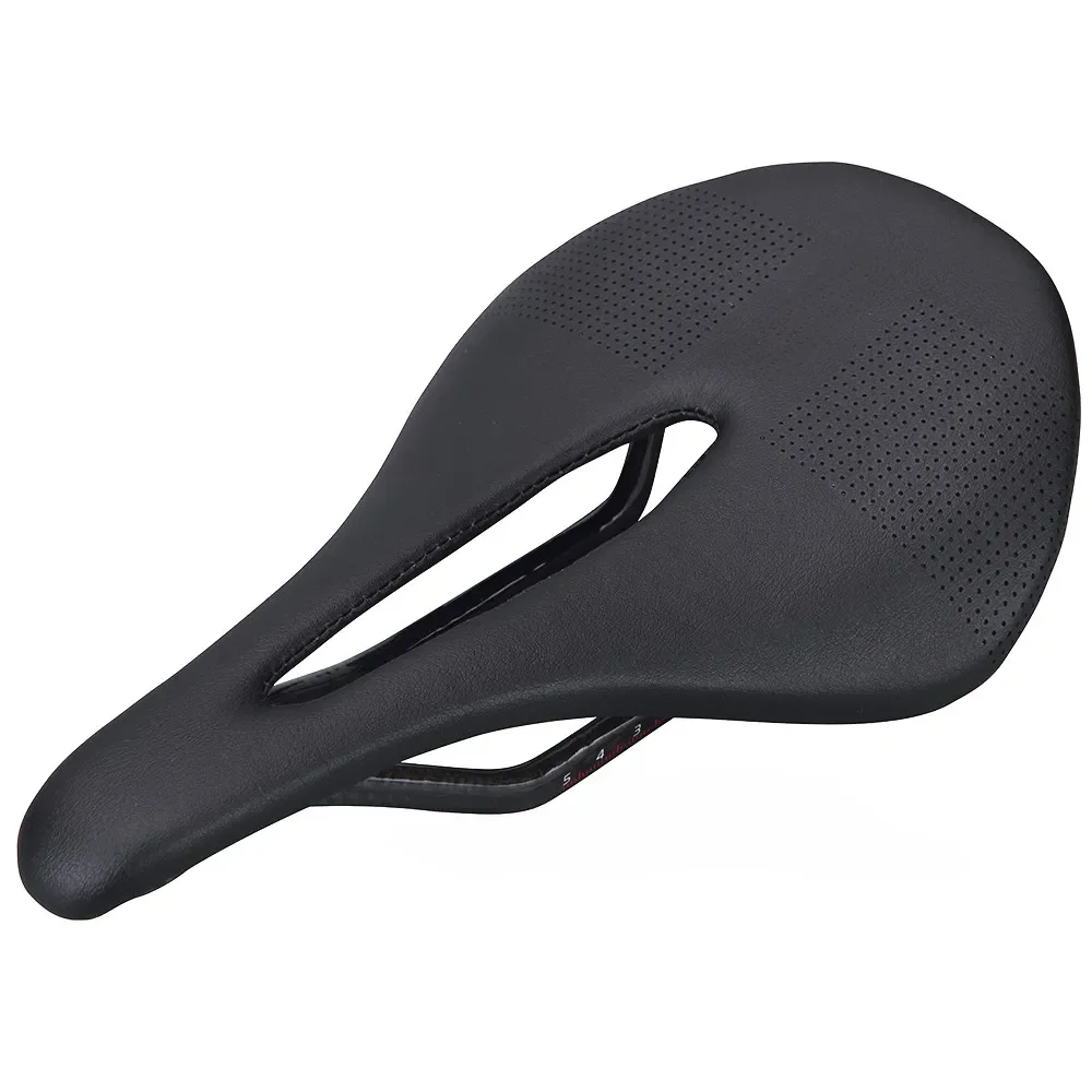 AliExpress The New BALUGOE Carbon+Leather Road Bike Saddle MTB Bicycle Saddles Mountain Bike Racing Saddle PU Breathable Soft Seat Cushion