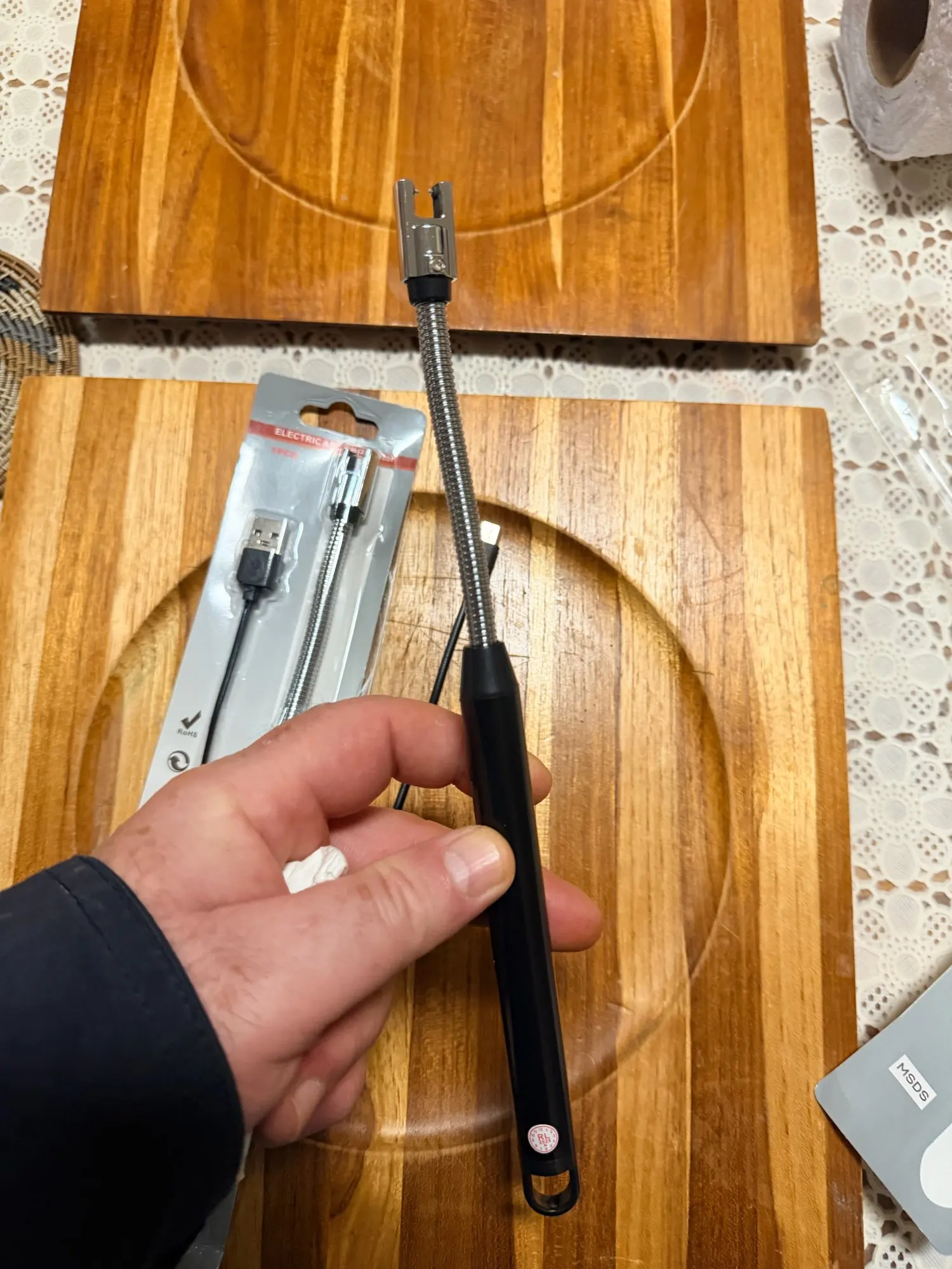 Isqueiro Elétrico Recarregável USB 360° Flexível Antivento Premium IZEFLAME PRO photo review