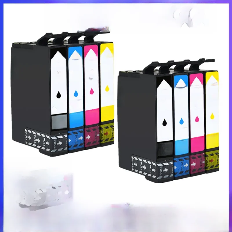 Cartouche d'encre Compatible 16XL T1631 - T1634, 8 paquets, pour imprimante Epson WorkForce WF 2010 2540 2750 2510 2520 2530 2760