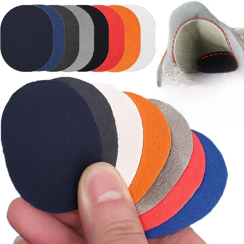 6 pièces/ensemble chaussures de sport patchs Vamp réparation subvention semelles de chaussures Patch baskets talon protecteur adhésif Patch réparation chaussures talon