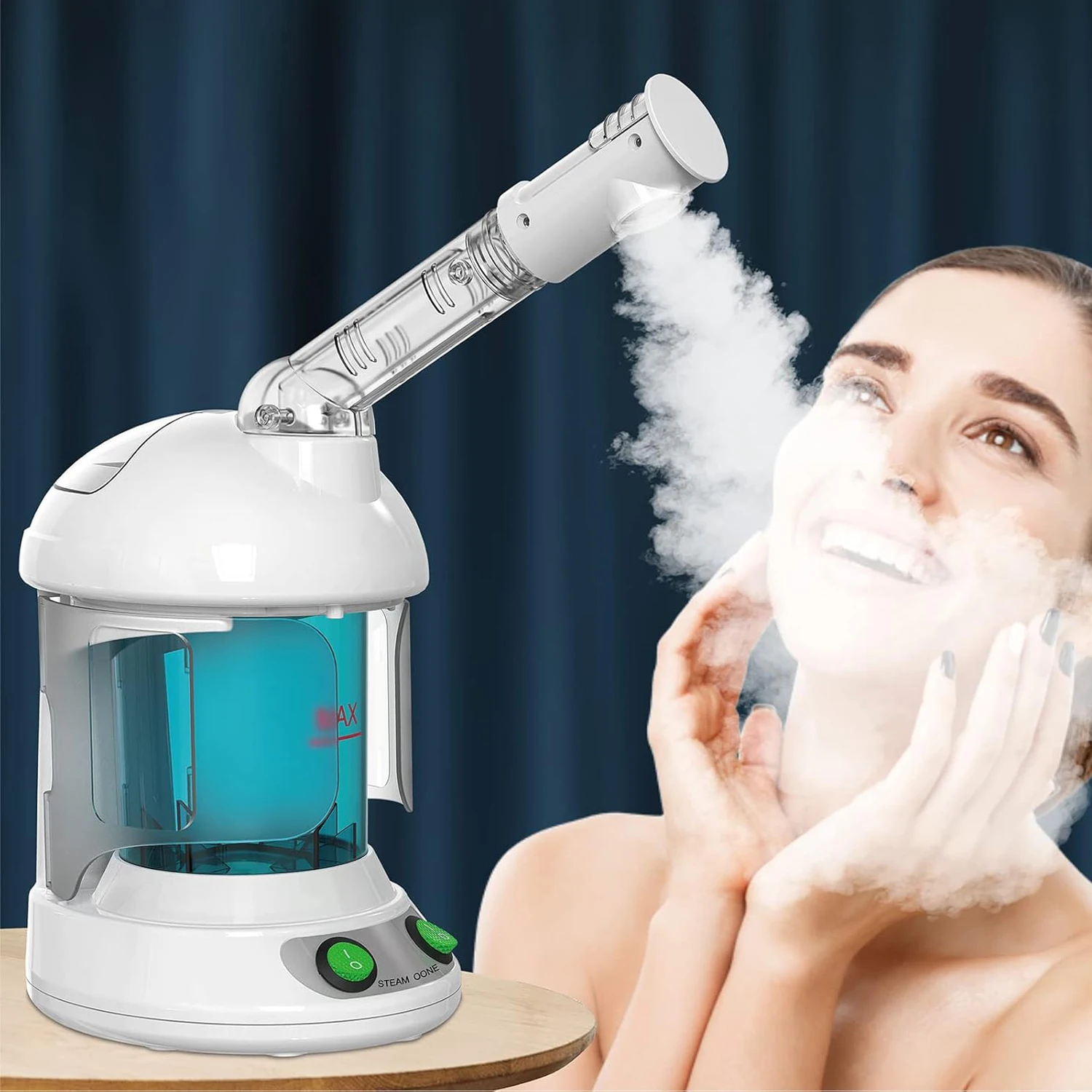 Face Mist Spray Portable Facial Steamer For Face Professional Ionic Facial Steamer Pore Cleaner Device for Face ﻿