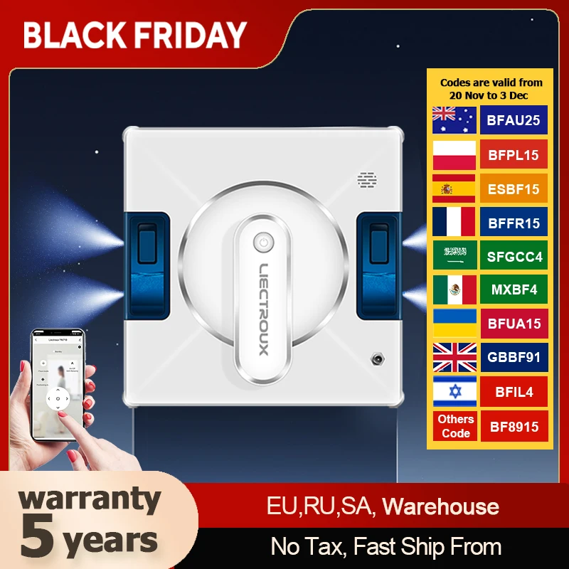 

Робот-мойщик окон Liectroux YW509