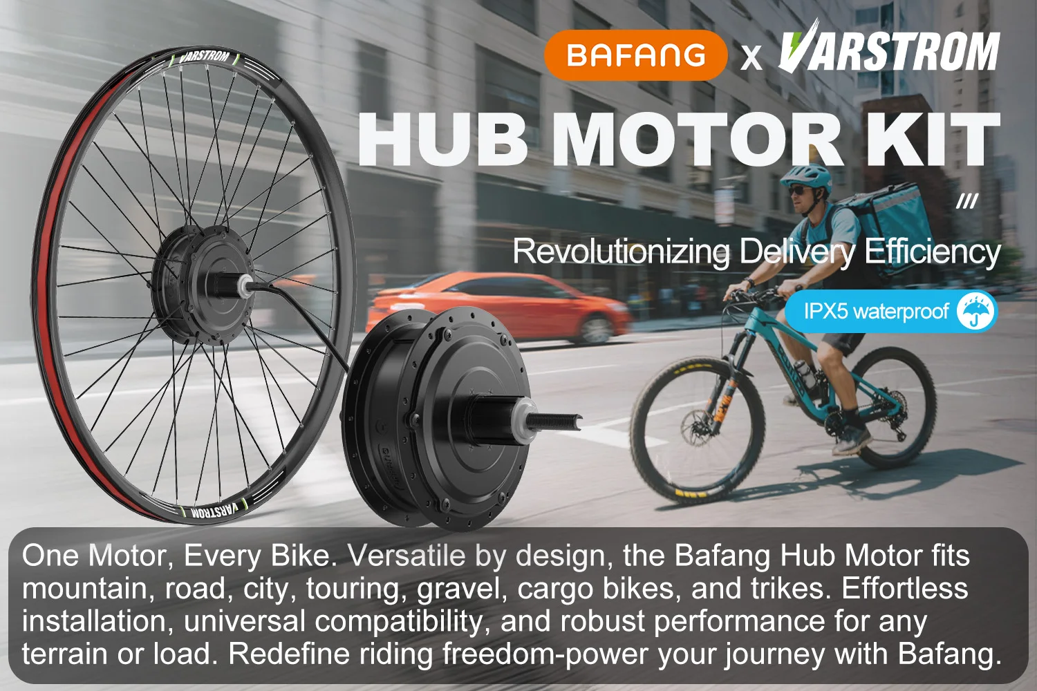 [Im Angebot ] Bafang 48V 500W G020 Radnabenmotor mit Hinterradantrieb und Scheibenbremse, Elektrofahrrad E-Bike Umbausatz passend für Fahrrad Laufradgröße 26", 27.5", 28", 29", 700C, und Kassette 135-142mm – Detail 4