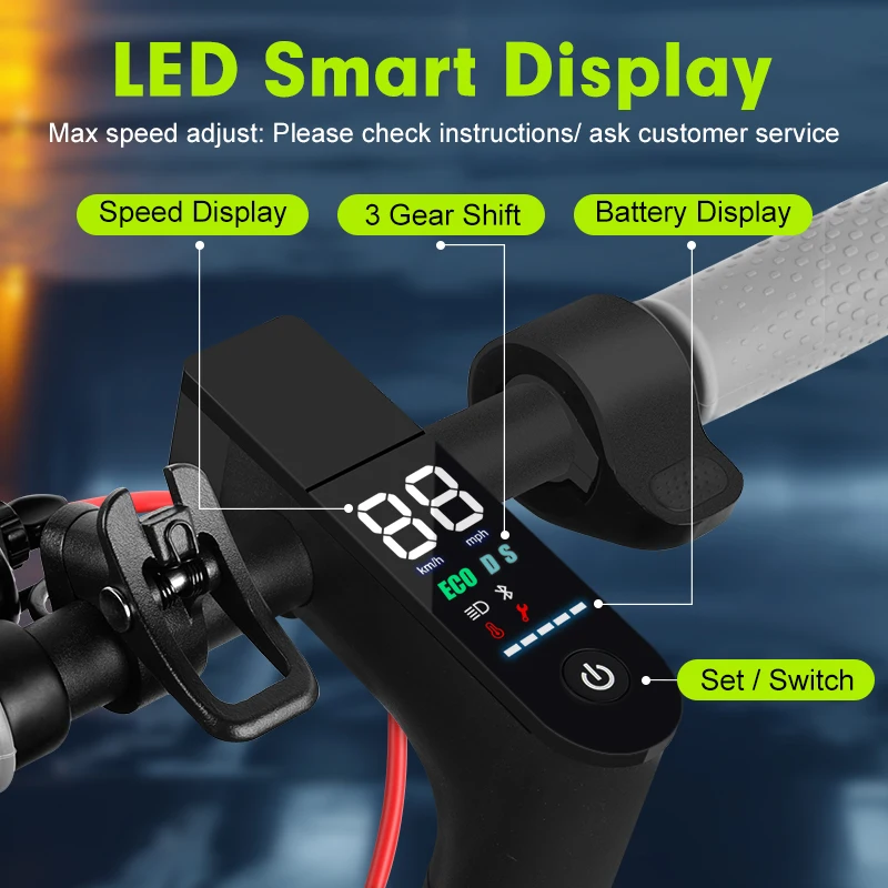 Mankeel MK083 سكوتر كهربائي مزدوج امتصاص الصدمات 36 فولت 10.4AH المدى 25-30 كجم التطبيق الذكي طوي E سكوتر 8.5 بوصة ماكس 30 كم/ساعة #5