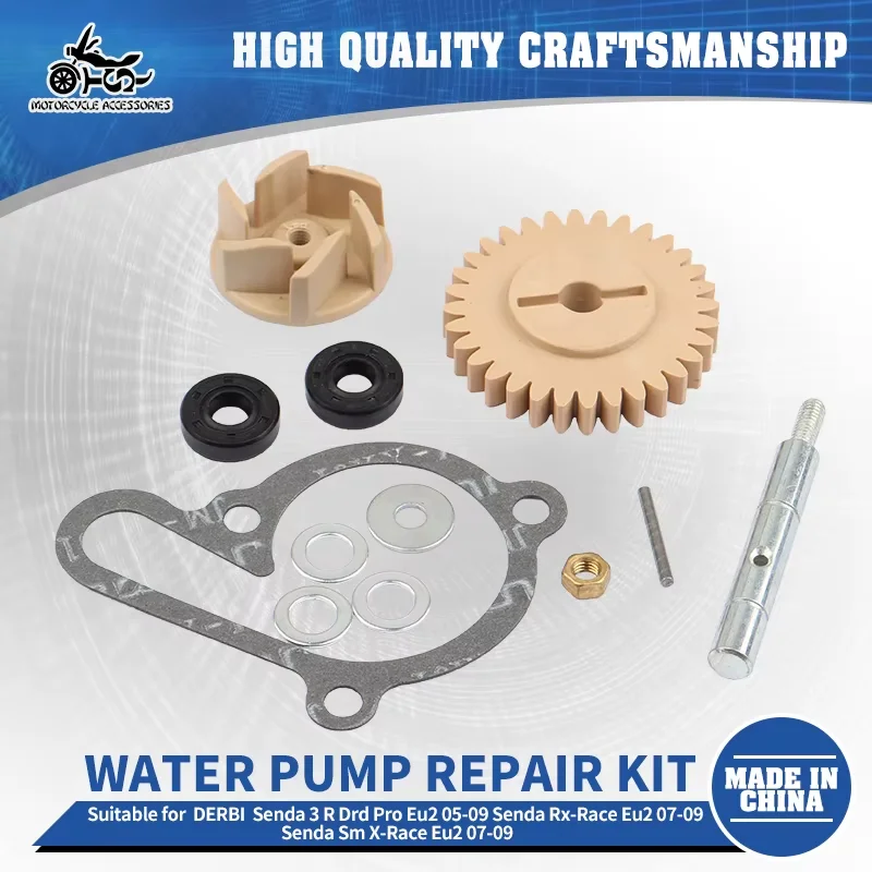 SJ Motorcycle Parts Water Pump Repair Kit For Derbi Gpr R 50 Senda Hyp Drd Evo Limited 50 Senda Sm X Trem Eu2 50cc 100110320
