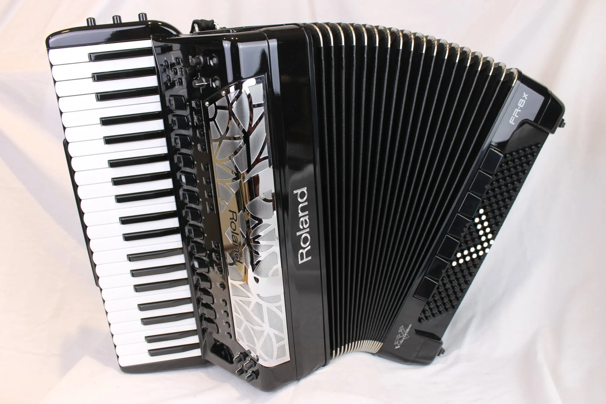 Hot Selling V-Accordeon FR-8X Zwarte Elektronische Accordeon Gratis Verzending