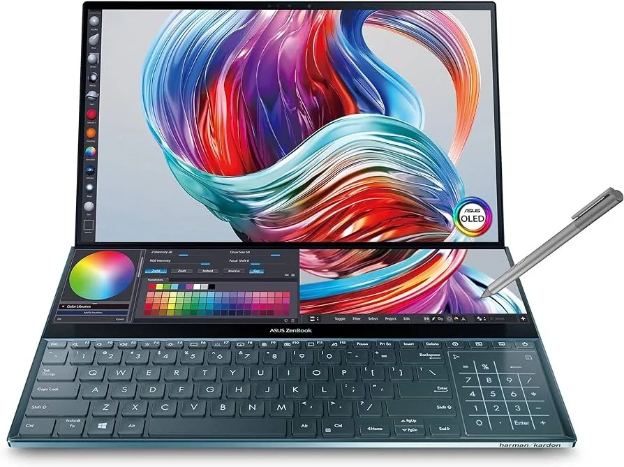 

Ноутбук ASUS ZenBook Pro Duo UX581, 15,6 дюйма, 4K, UHD, NanoEdge, сенсорный экран