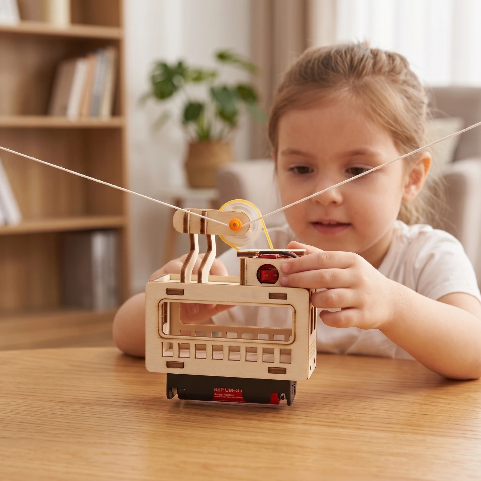 Modelo de Tren de Cable con Mo - Science Hobbyist reseña y precio