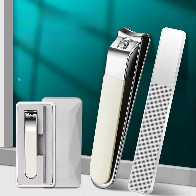 Grands coupe-ongles pour décorer les ongles des pieds épais et durs, coupe-ongles dédiés pour une seule grande ouverture, anti-éclaboussures