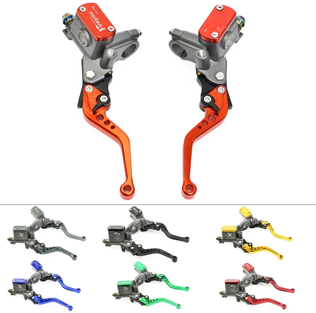 AliExpress Fireyouracing One Pair 14mm Piston Moto Bike Hydraulic Clutch Lever Right Hand Brake Master Cylinder Pump Lever 22mm Universal Street Pit Bike