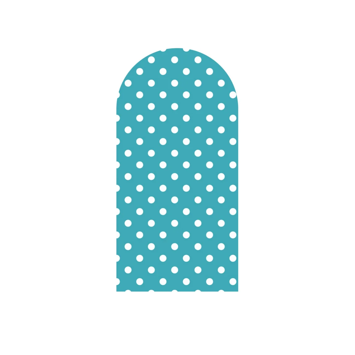 Teal Blue Strip Birthday Baby Shower Party Arch Backdrop Cover