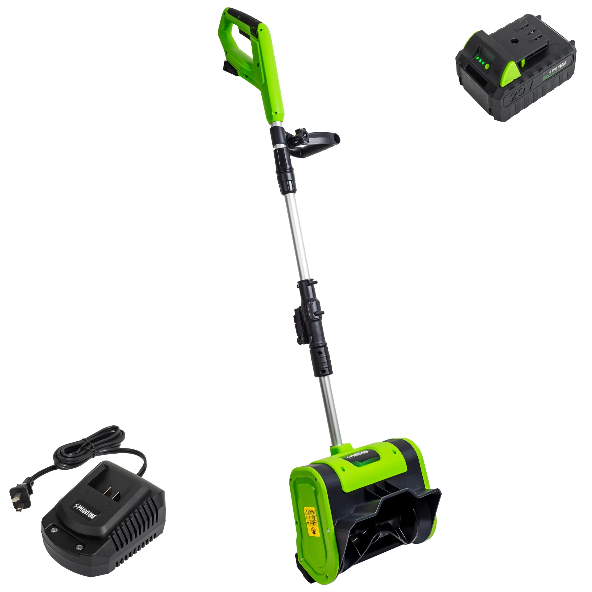 

Cordless Snow Shovel, 20V and 40V Battery Powered Snow Blower, Lightweight with Adjustable Handle, Directional Plate