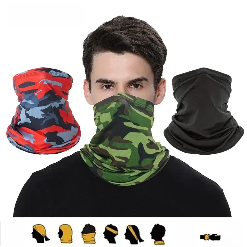 AliExpress NONE Ourdoor Cycling Riding Scarf Motorcycle Men Women Neck Cover Sports Fishing Magic Bandana Headwear Turban Mask