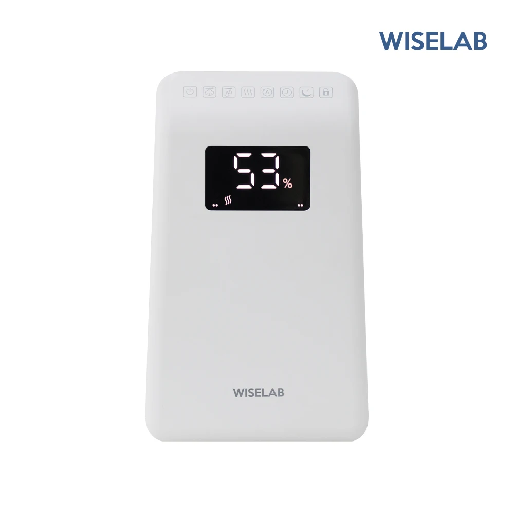 Wise Wrap-humidificador combinado, Humidificador híbrido ultrasónico de alta capacidad, esterilizado a alta temperatura