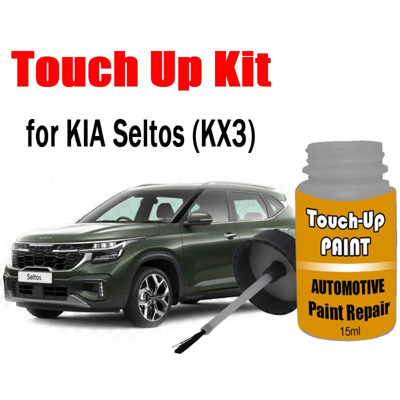 

Car Touch-Up Paint Kit (with brush) for KIA Seltos KIA KX3 Paint Scratch Remover Car Paint Care Accessories