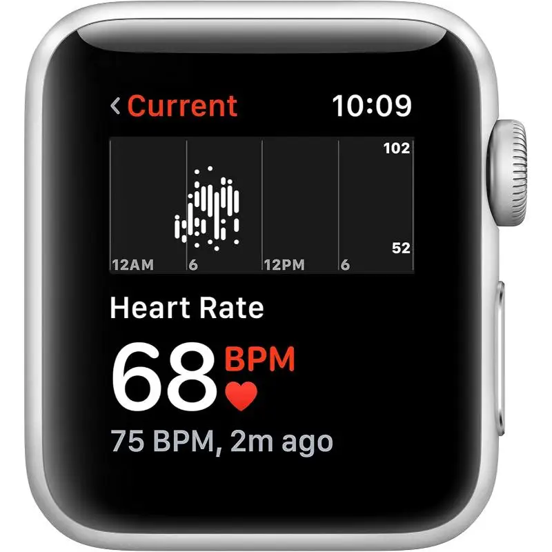 Apple Watch Series 3 Aluminum 38mm A1858 (GPS Only, No Cellular) Silver - Refurbished Good Condition