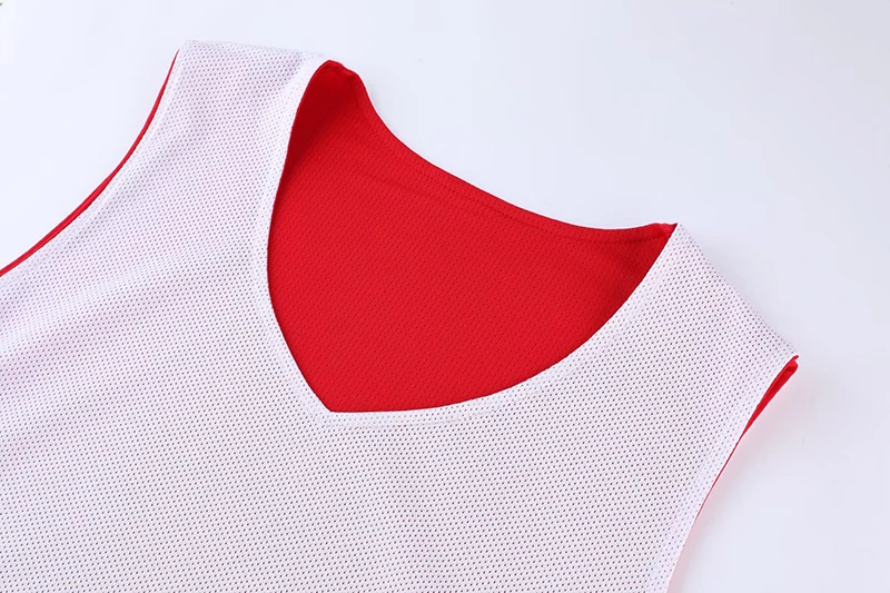 Men Reversiable Basketball Professional Jersey Shooting Star Youth Sleeveless Shirt And Shorts Polyester High Quality Sports Set